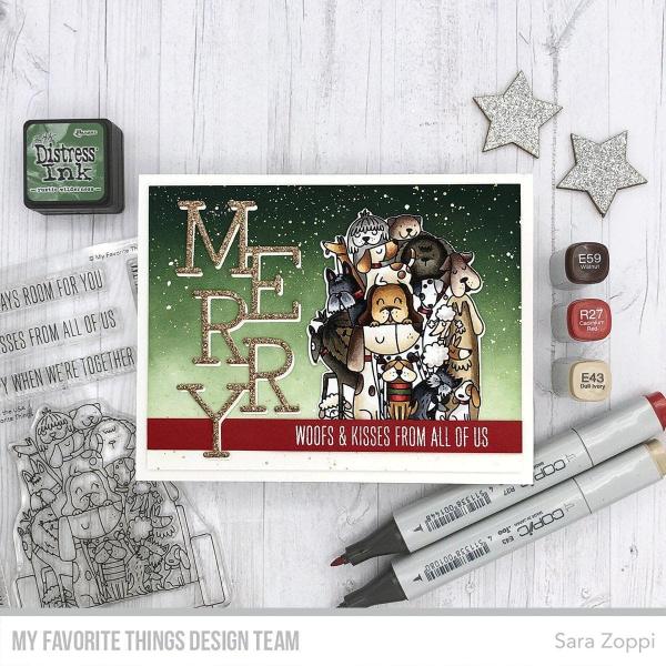 My Favorite Things Stempelset "Best Dog Friends" Clear Stamp Set