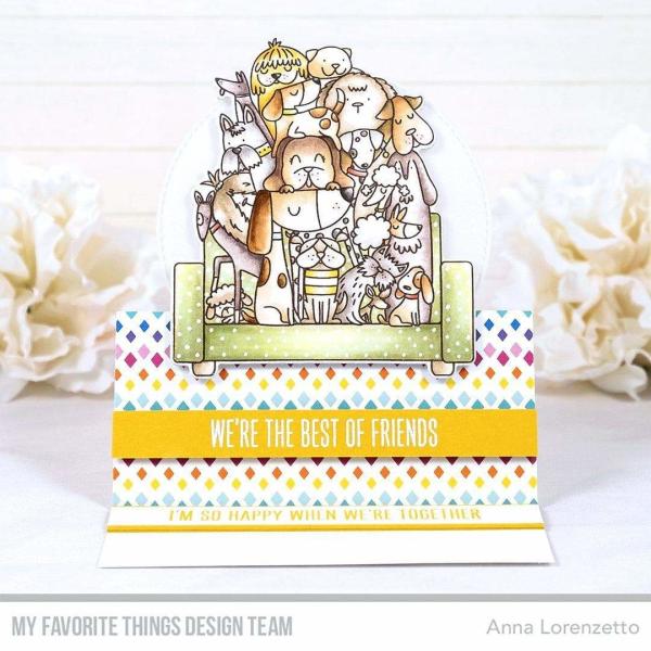 My Favorite Things Stempelset "Best Dog Friends" Clear Stamp Set