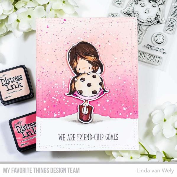 My Favorite Things Stempelset "Friend-chip Goals" Clear Stamp Set