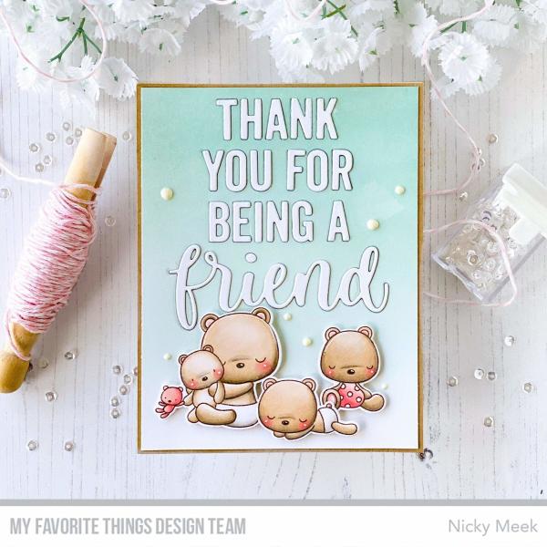 My Favorite Things Die-namics "Thank You for Being a Friend" | Stanzschablone | Stanze | Craft Die