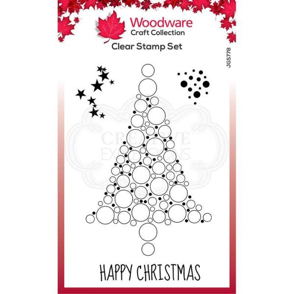 Woodware are Bubble Spruce Clear Stamp (JGS778)  Clear Stamps - Stempel 