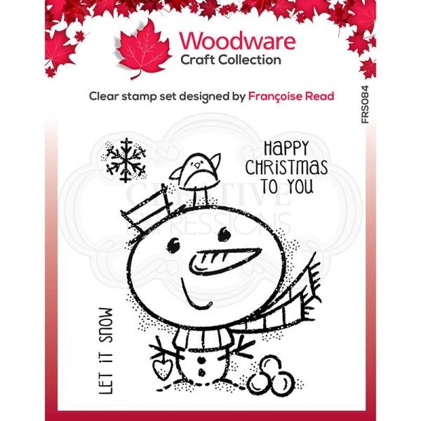 Woodware Little Snowman   Clear Stamps - Stempel 