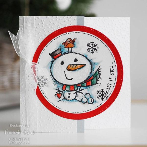 Woodware Little Snowman   Clear Stamps - Stempel 