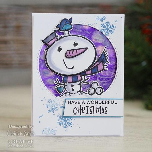 Woodware Little Snowman   Clear Stamps - Stempel 