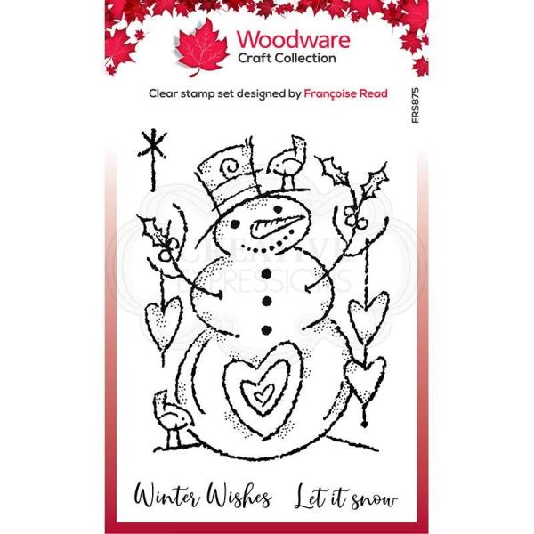 Woodware Loving Snowman   Clear Stamps - Stempel 