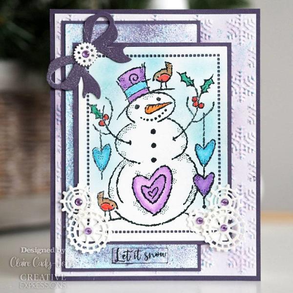 Woodware Loving Snowman   Clear Stamps - Stempel 