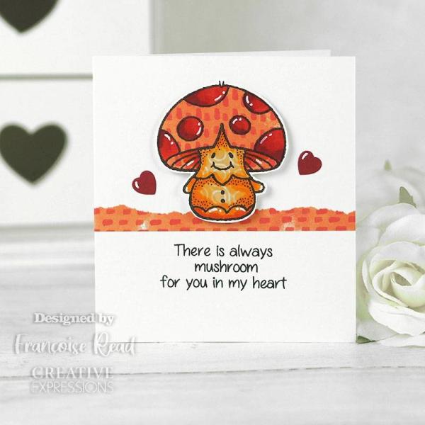 Woodware Mushroom   Clear Stamps - Stempel 