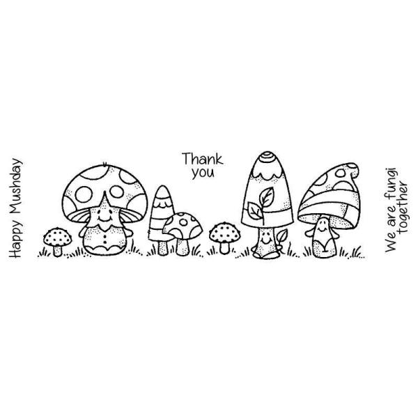 Woodware Mushy Friends   Clear Stamps - Stempel 