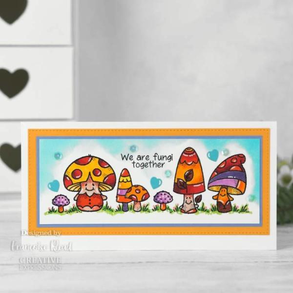 Woodware Mushy Friends   Clear Stamps - Stempel 