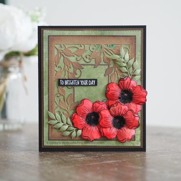 Woodware Mini Scented Bloom   Clear Stamp - Stempel 