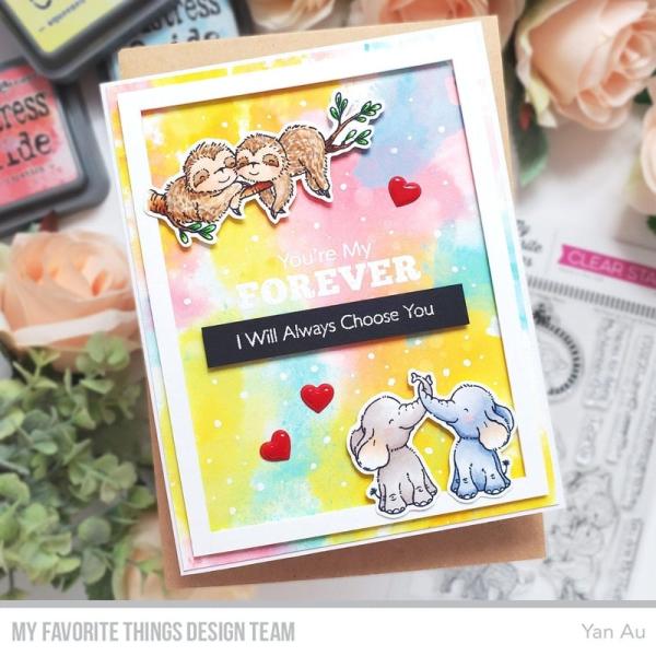 My Favorite Things Stempelset "Straight from the Heart" Clear Stamp