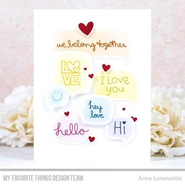 My Favorite Things Stempelset "All Kinds of Love" Clear Stamp