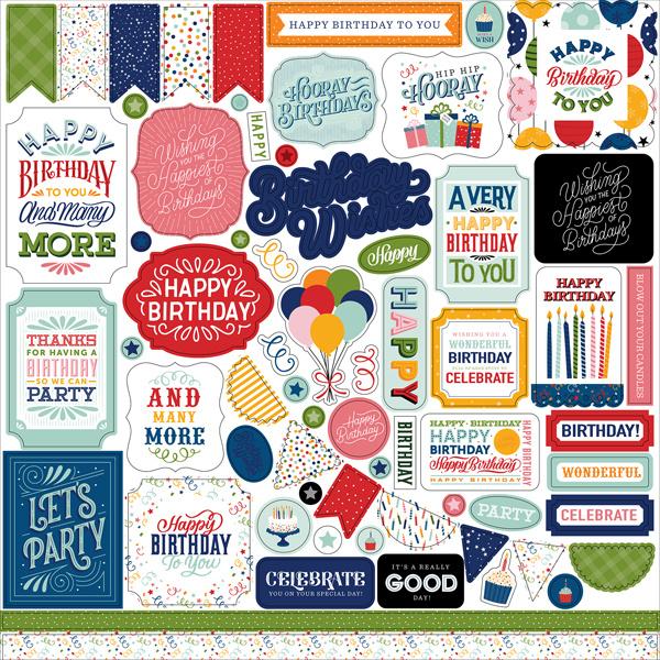 Echo Park "Birthday Salutations" 12x12" Collection Kit