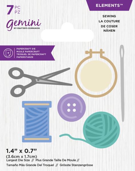 Gemini Sewing Mini Elements Dies  - Stanze - Nähen