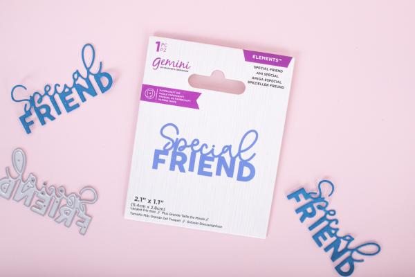 Gemini Special Friend Mini Elements Dies  - Stanze - Freundschaft