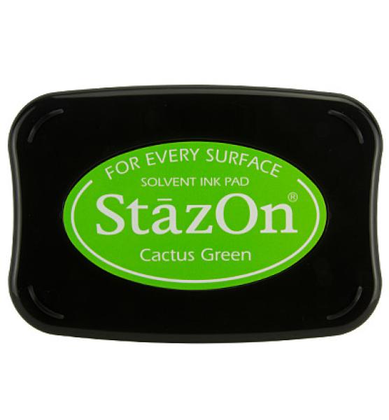 Tsukineko StazOn Inkpad - Cactus Green   - Permanent Stempelkissen