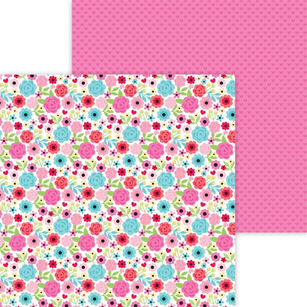 Doodlebug Design "Lots of Love " 12" Paper Pack  - Designpapier 