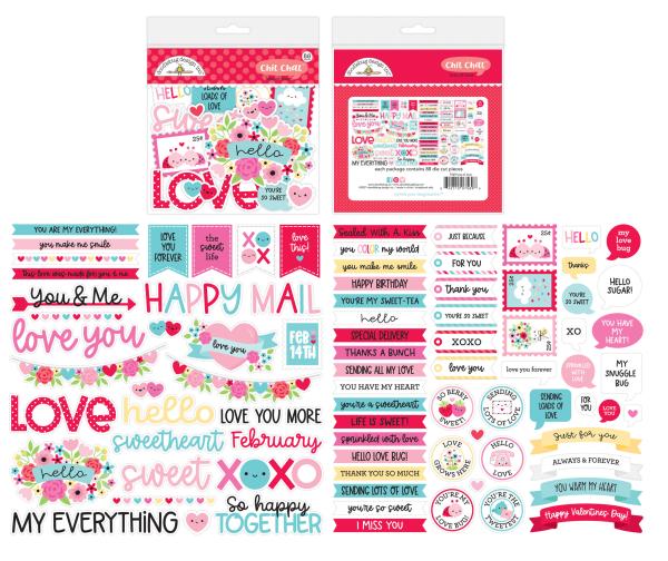 Doodlebug Design Lots of Love Chit Chat 