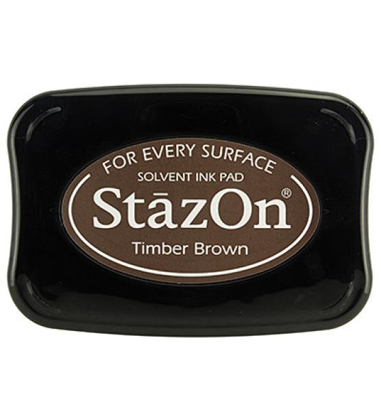 Tsukineko StazOn Inkpad - Timber Brown   - Permanent Stempelkissen