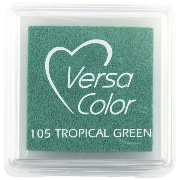 Tsukineko - Versa Color Small Ink Pad - Tropical Green   - Stempelkissen