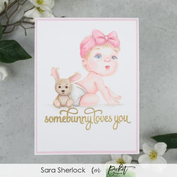 Picket Fence Studios Somebunny Loves You Clear Stamps