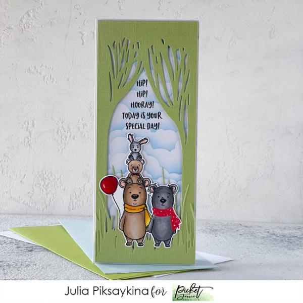 Picket Fence Studios Somebunny Loves You Clear Stamps