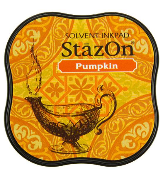 Tsukineko StazOn Inkpad Midi - Pumpkin   - Permanent Stempelkissen