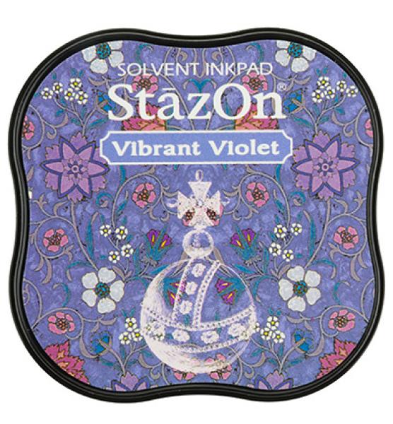 Tsukineko StazOn Inkpad Midi - Vibrant Violet   - Permanent Stempelkissen