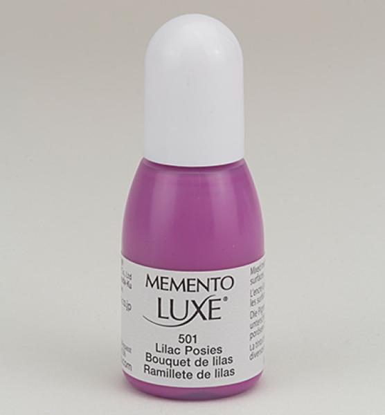 Tsukineko Memento Luxe Reinker - Lilac Posies   - Nachfülltinte