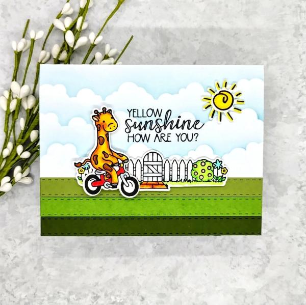 LDRS-Creative You Color My World 6x8 Inch Clear Stamps