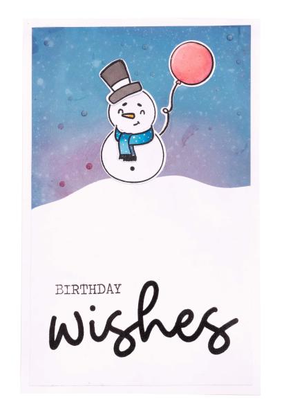 Studio Light -  Stempel mit Stanze Sweet Stories Stamp & Die Snowman