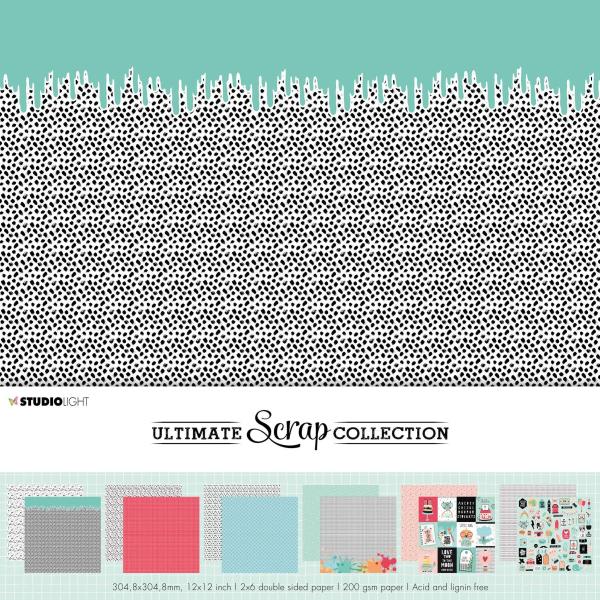 Studio Light - Designpapier  - Ultimate Scrap Collection 12x12 Inch Paper Pack (SL-USC-P