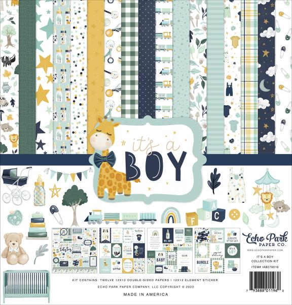 Echo Park "It´s a Boy" 12x12" Collection Kit