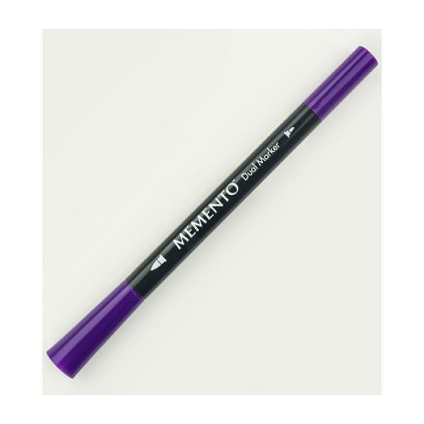 Tsukineko - Memento Ink Marker Dual Tip - Grape Jelly   