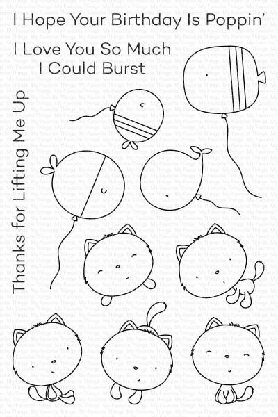 My Favorite Things Stempelset "Purr-fect Pairs" Clear Stamp Set