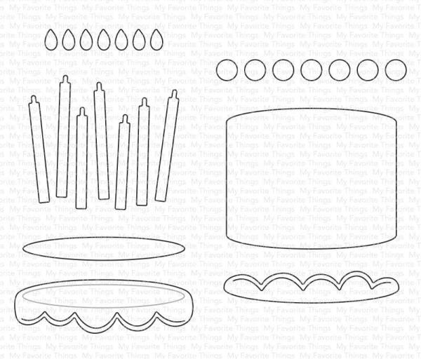 My Favorite Things Die-namics "Celebrate with Cake" | Stanzschablone | Stanze | Craft Die