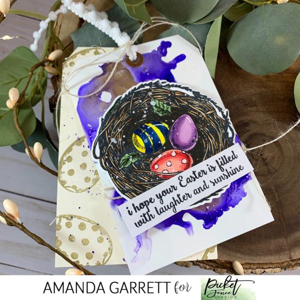 Picket Fence Studios Eggs-tra Special Easter 4x8 Inch Clear Stamps