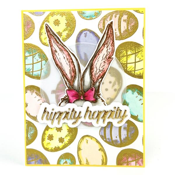 Picket Fence Studios Hoppin' Down the Bunny Trail 4x4 Inch  Die 