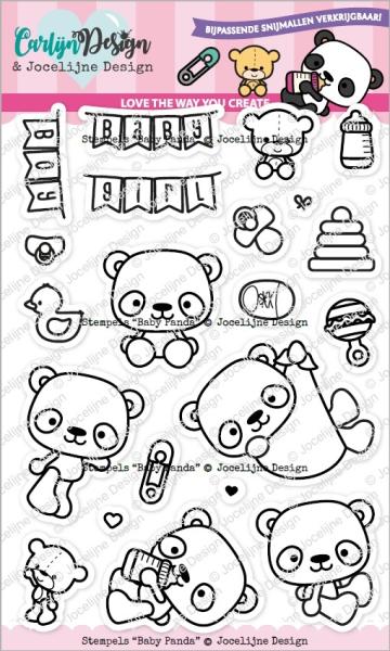 Carlijn Design Baby Panda   Clear Stamps - Stempel 