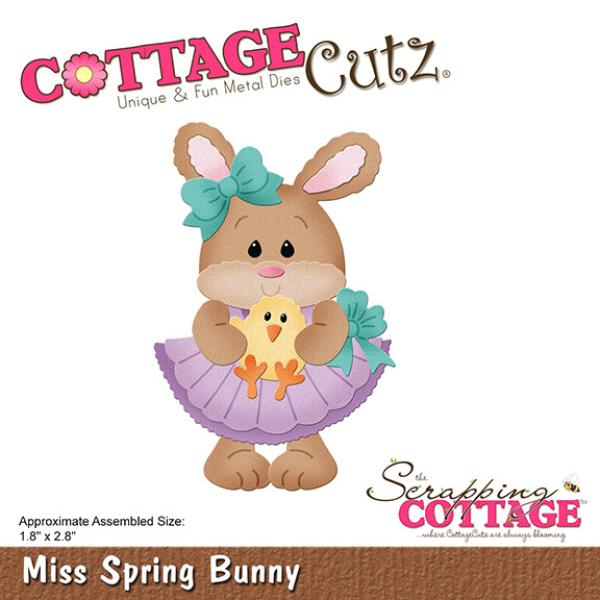 Scrapping Cottage Die - Miss Spring Bunny