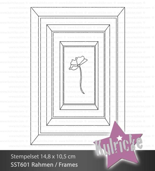 Stempelset "Rahmen / Frames" Clear Stamp Motiv-Stempel