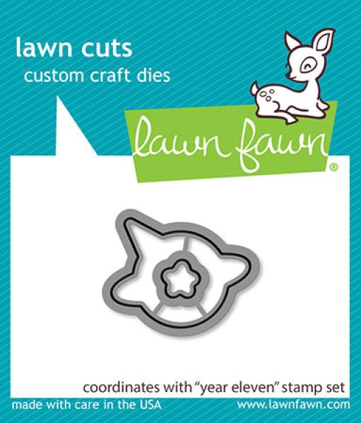 Lawn Fawn Craft Dies - "Year Eleven" - Stanzen