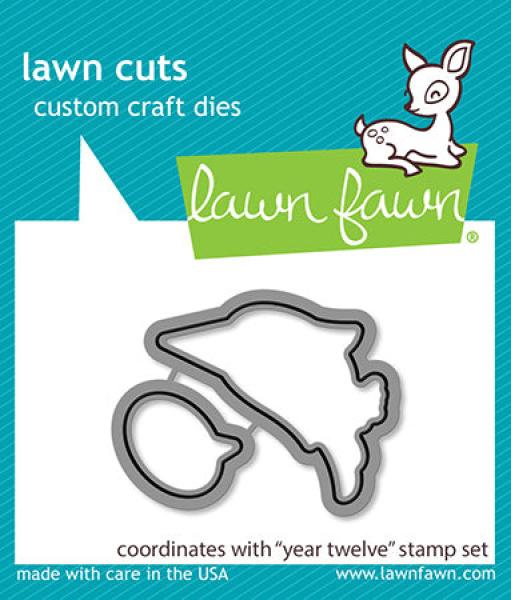 Lawn Fawn Craft Dies - "Year Twelve" - Stanzen