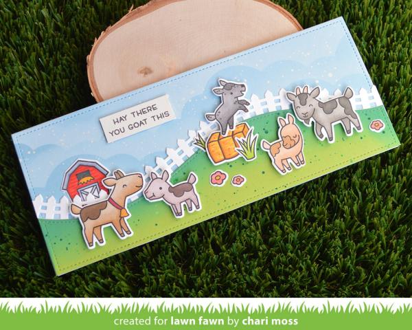 Lawn Fawn Stempelset "You Goat This" Clear Stamp