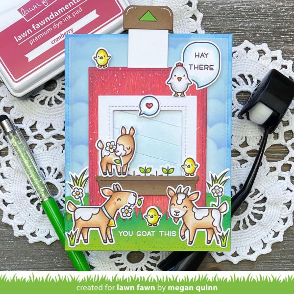 Lawn Fawn Stempelset "You Goat This" Clear Stamp