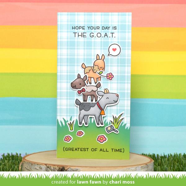 Lawn Fawn Stempelset "You Goat This" Clear Stamp