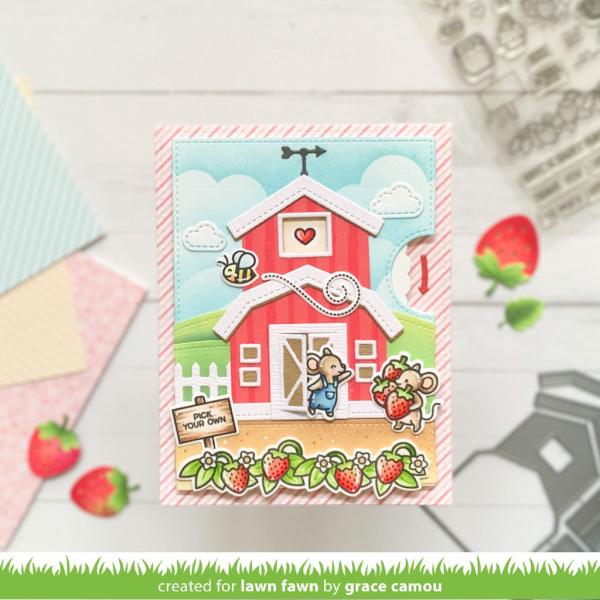 Lawn Fawn Stempelset "Berry Special" Clear Stamp