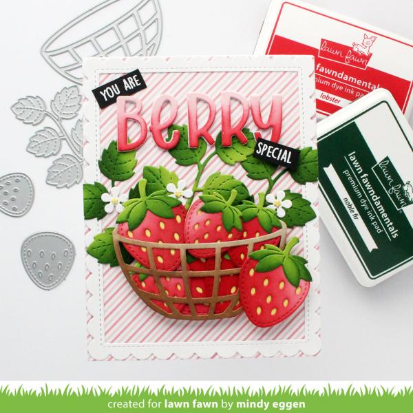 Lawn Fawn Stempelset "Berry Special" Clear Stamp