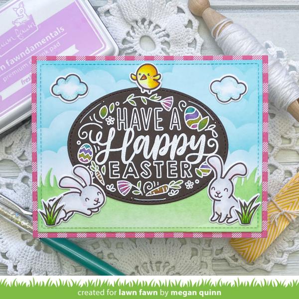 Lawn Fawn Stempelset "Giant Easter Messages" Clear Stamp