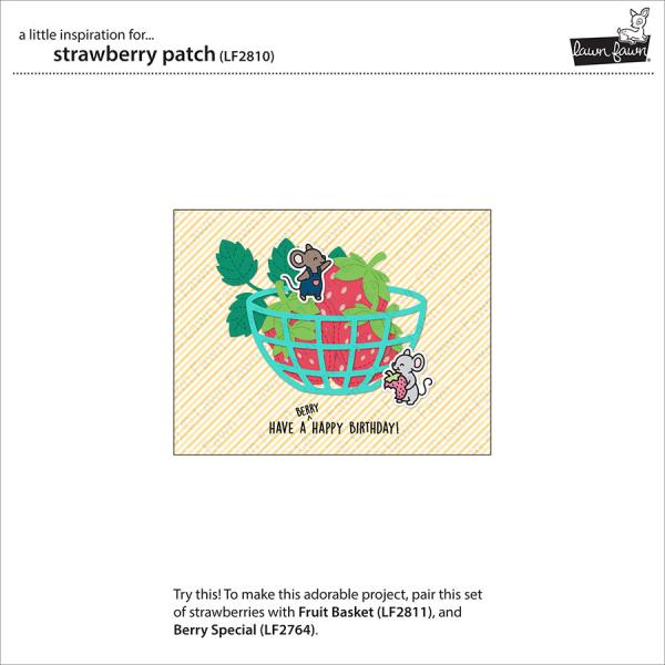 Lawn Fawn Craft Dies - Strawberry Patch